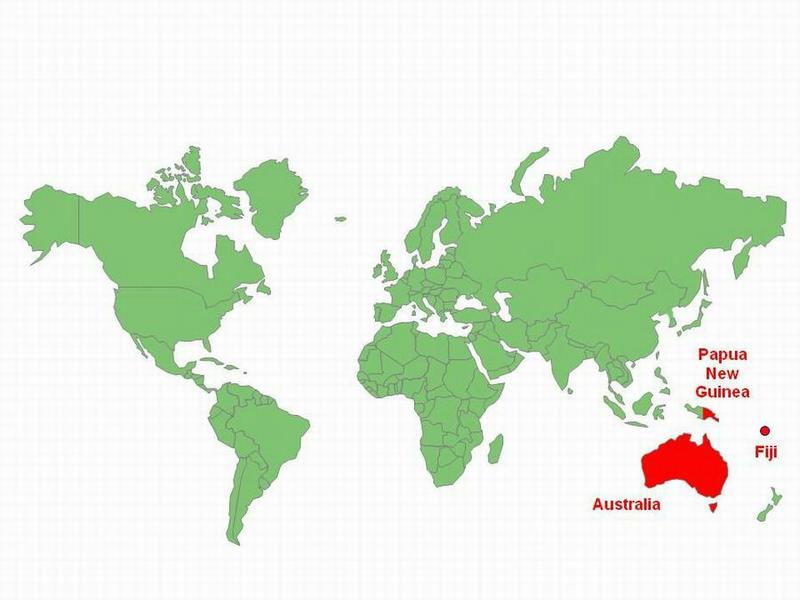 World map showing countries which use AV and which do not use AV