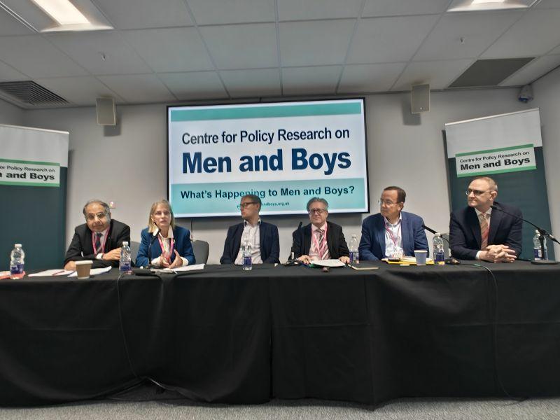 Photo of speaker panel.