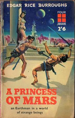 Cover image of "A Princess of Mars" by Edgar Rice Burroughs