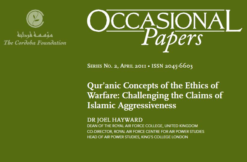 Image of cover of Quranic Concepts of the ethics of warfare